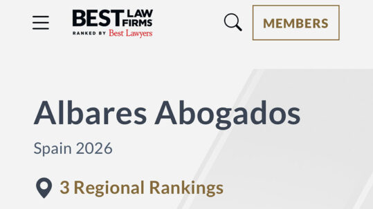 Albares Abogados, una de las mejores firmas de España