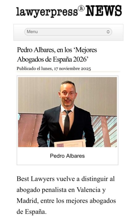 Best Lawyers 2026 Pedro Albares