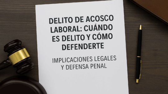 delito de acoso laboral