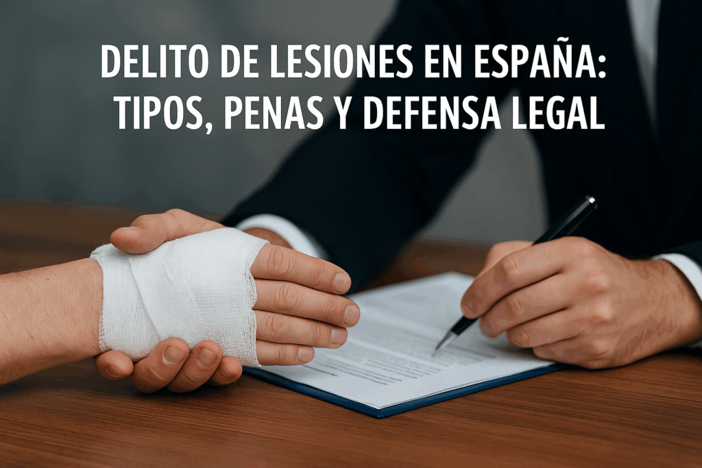 delito de lesiones en España