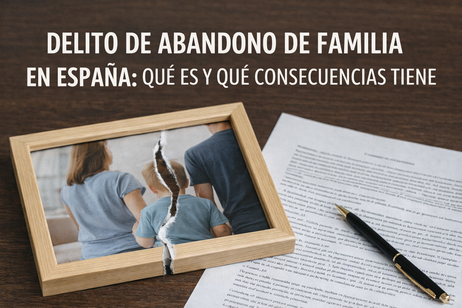 delito de abandono de familia en España