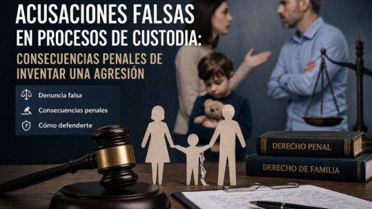 Acusaciones falsas en procesos de custodia