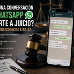 puede una conversación de WhatsApp llevarte a juicio en España