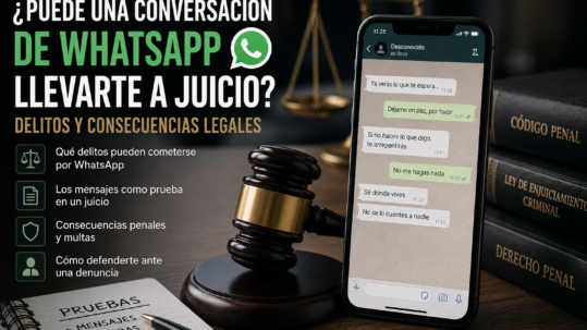puede una conversación de WhatsApp llevarte a juicio en España