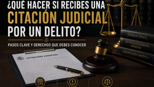 qué hacer si recibes una citación judicial