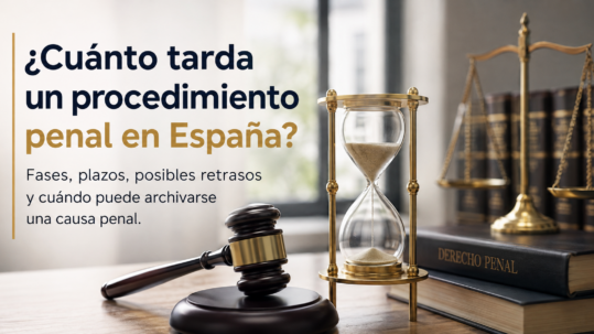 cuánto tarda un procedimiento penal en España