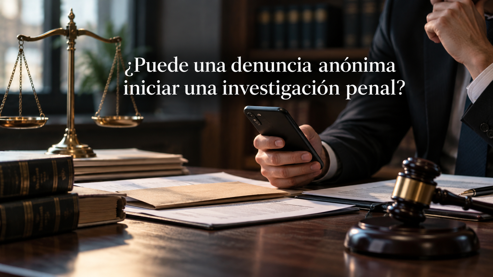 Puede una denuncia anónima iniciar una investigación penal