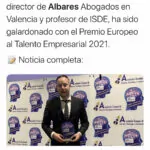isde law bussines school pedro albares premio europeo isde law bussines school pedro albares premio europeo