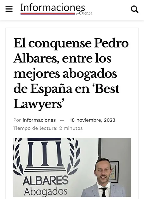Informaciones de cuenca Best Lawyers