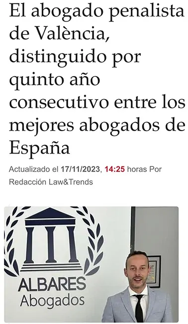 Law&tendrs Best Lawyers pedro albares