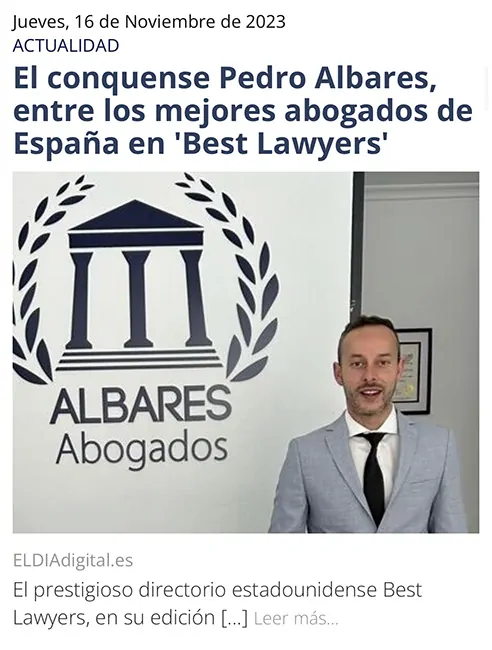 eldia digital Best Lawyers pedro albares