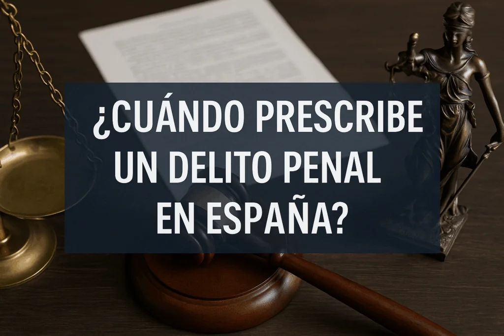 Cuándo prescribe un delito penal en España