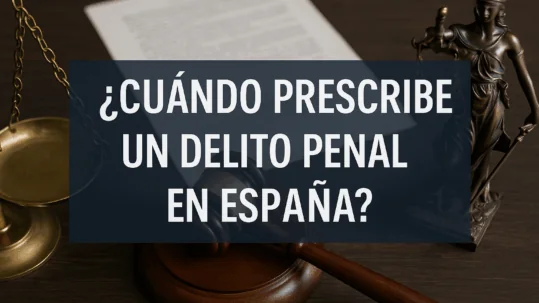 Cuándo prescribe un delito penal en España