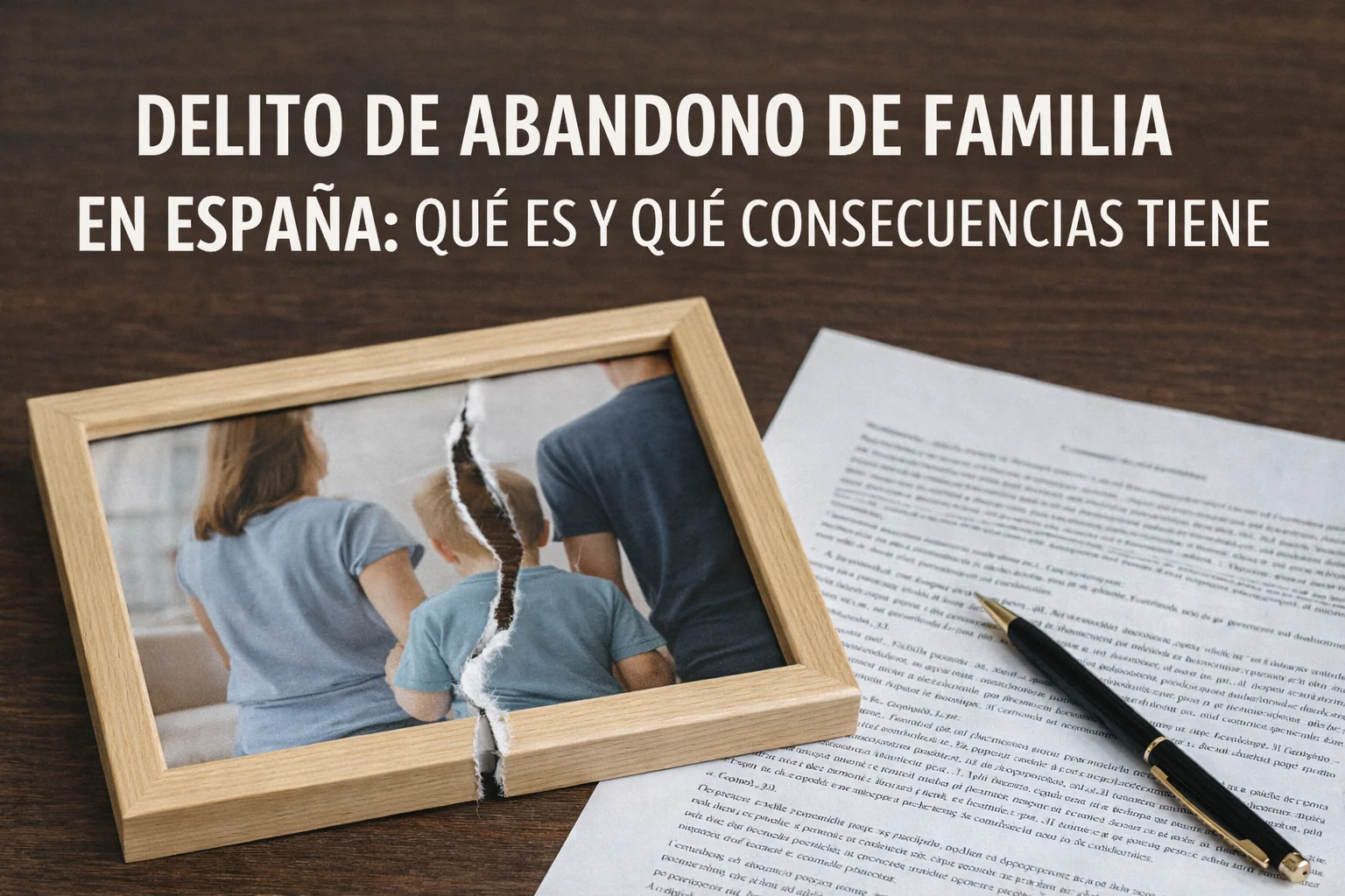 delito de abandono de familia en España delito de abandono de familia en España