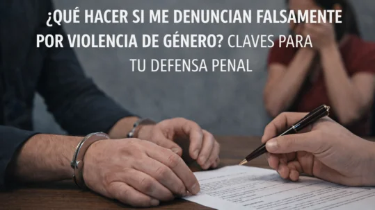 Qué hacer si me denuncian falsamente por violencia de género