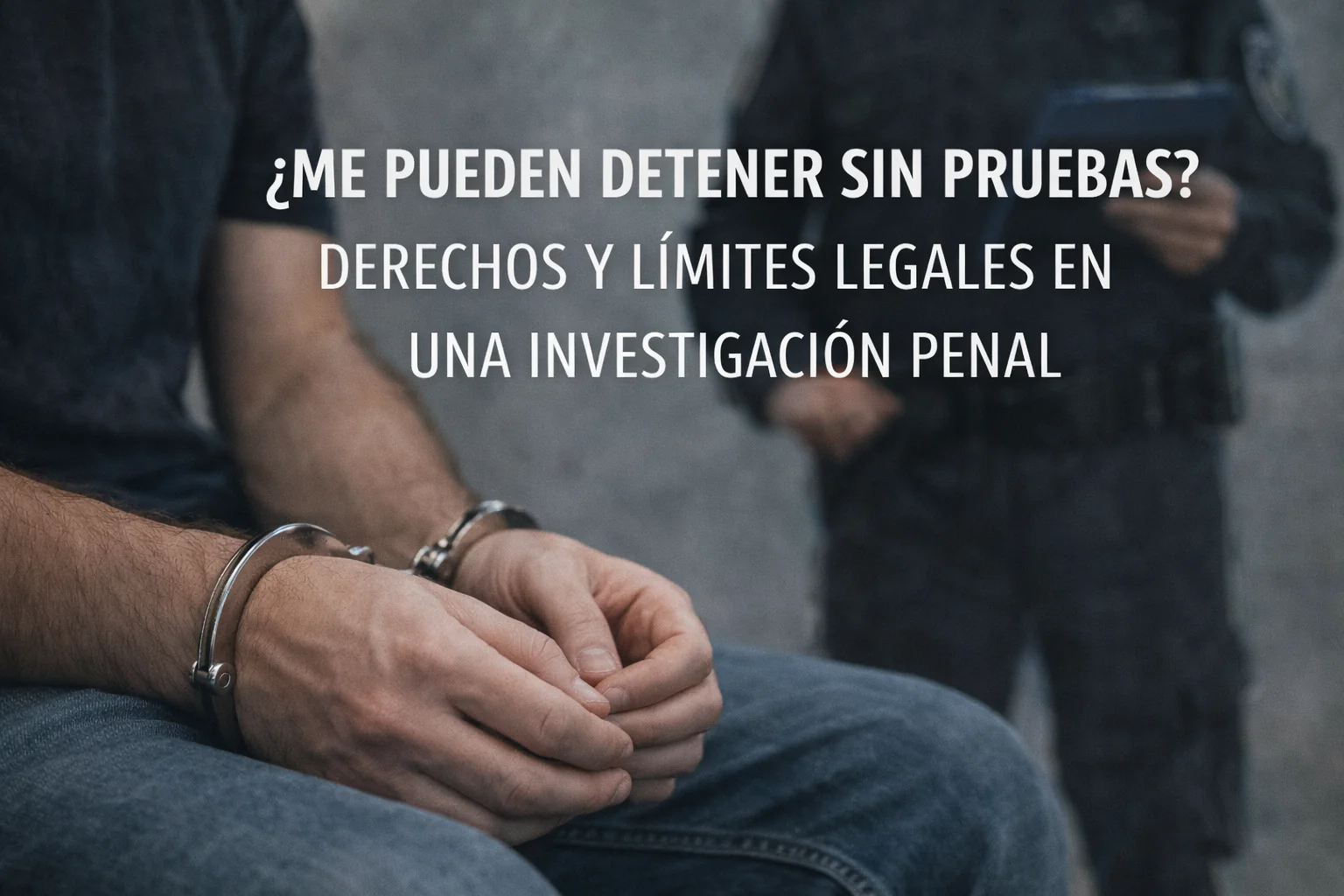 Me pueden detener sin pruebas Me pueden detener sin pruebas