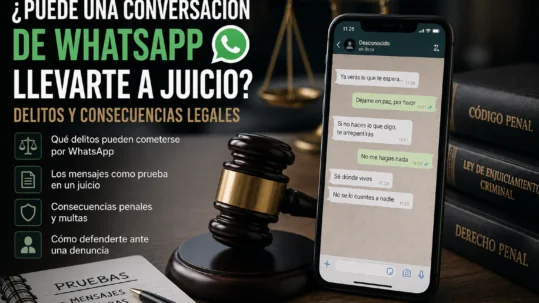 puede una conversación de WhatsApp llevarte a juicio en España