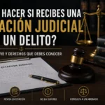 qué hacer si recibes una citación judicial