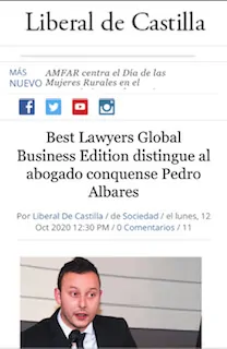 Albares Abogados en los medios