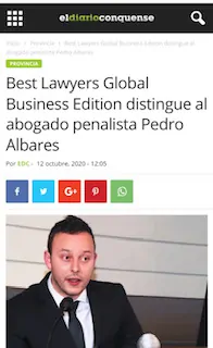 Albares Abogados en los medios