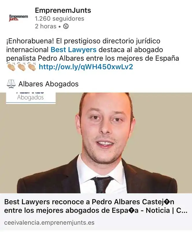Albares Abogados en Emprenem Junts