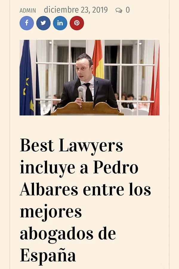 Pedro Albares en Expansión y Negocios